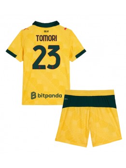 AC Milan Fikayo Tomori #23 Dječji Rezervni Dres kompleti 2025-26 Kratak Rukavima (+ kratke hlače)